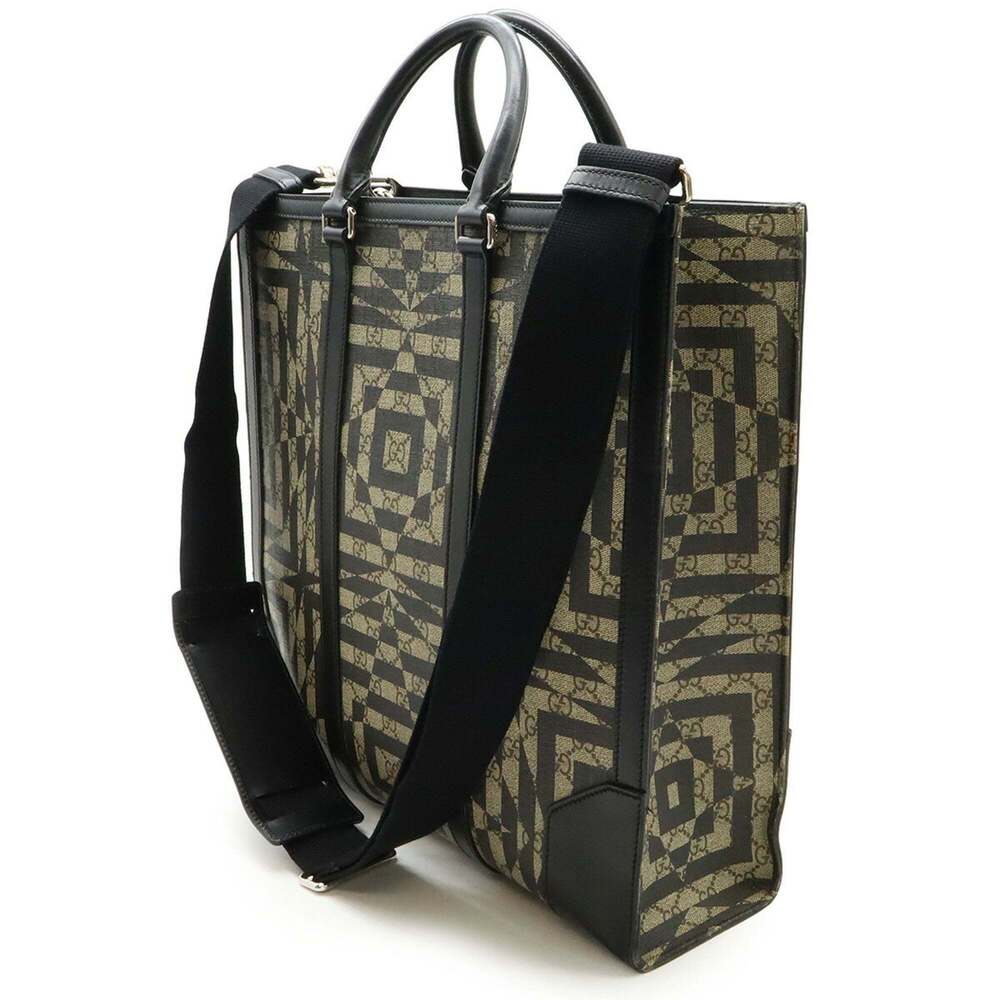 GUCCI Black Leather Shoulder Bag - Picture 3 of 10